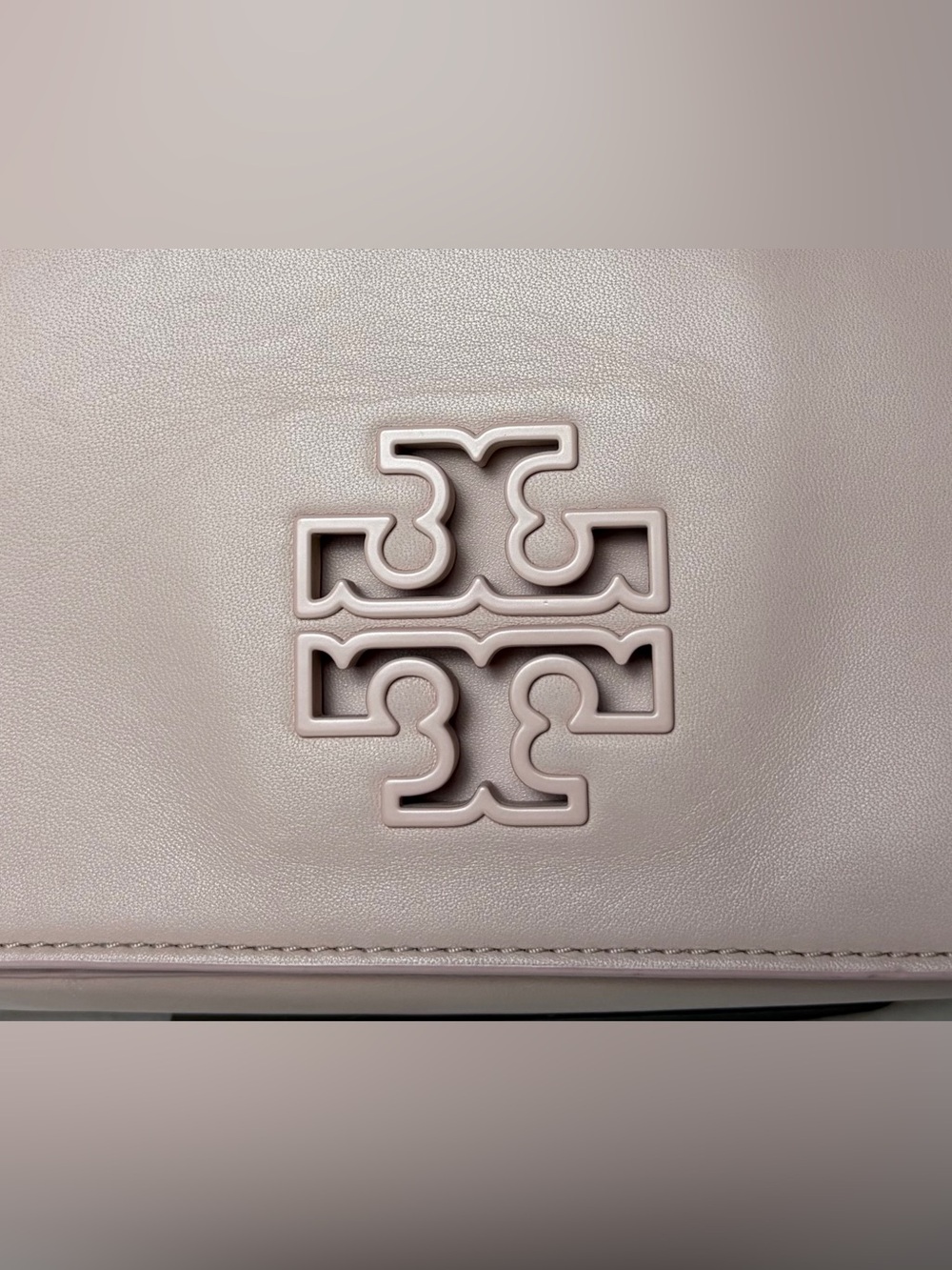 Tory Burch Britten Pink Leather Chain Shoulder Crossbody Bag - Picture 6 of 11